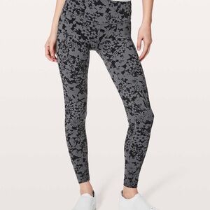 lululemon athletica Gray Patterned Track Pants